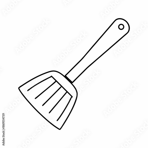 Kitchen Spatula Vector Illustration