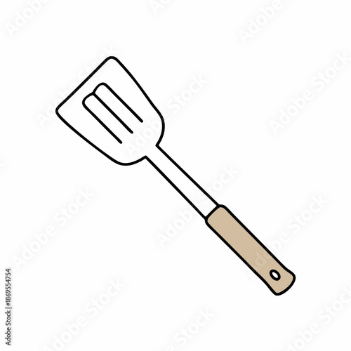 Kitchen Spatula Vector Illustration