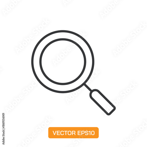 Search Icons. Thin Line Symbol Elements Collection.