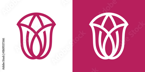 Dual meaning logo combining a rose and wellness elements, symbolizing natural beauty, balance, self-care, and holistic well-being with a calm, modern aesthetic.