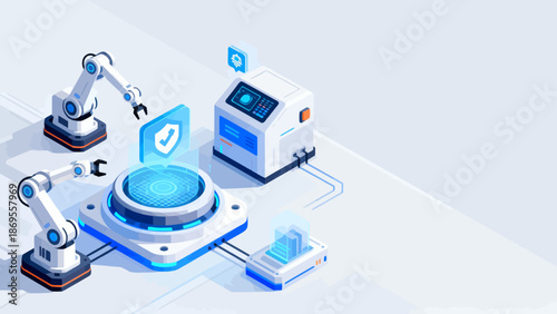 Futuristic robotic assembly system