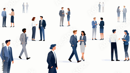 Business people in office setting