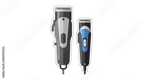 Haircare Tools, Clippers, Home, Illustration, Studio, Close-Up, Grooming Essentials