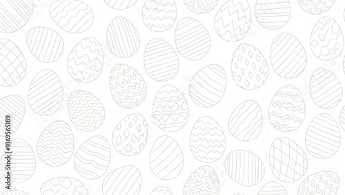 Easter Egg Pattern Collection: Decorative Repeating Eggs for Design, Greeting, and Holiday Visuals