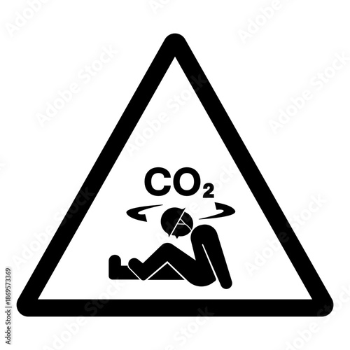 CO2 Symbol Sign ,Vector Illustration, Isolate On White Background Label.EPS10