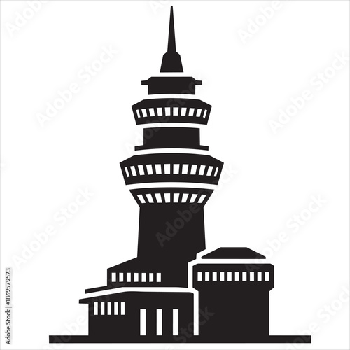 silhouette of mosque