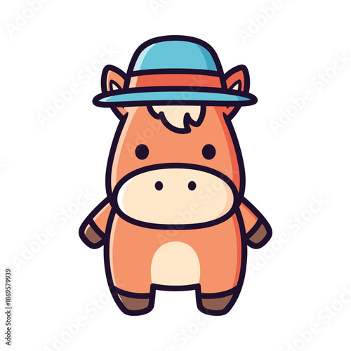 Cow Cartoon Character Illustration