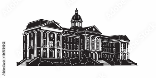 the old building in the city of london