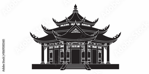 japanese temple in the sky