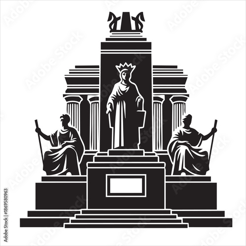 statue of the virgin mary