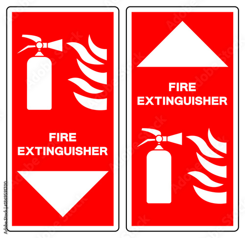 Fire Extinguisher Symbol Sign, Vector Illustration, Isolate On White Background Label.EPS10