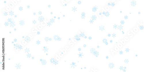 Falling Snow Snowfall Snowflake Overlay PNG with Transparent Background for Winter Photo and Video Editing