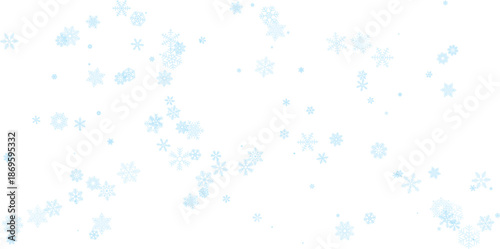 Falling Snow Snowfall Snowflake Overlay PNG with Transparent Background for Winter Photo and Video Editing