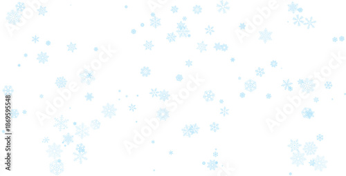 Falling Snow Snowfall Snowflake Overlay PNG with Transparent Background for Winter Photo and Video Editing