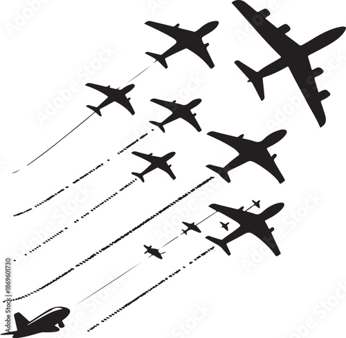 Aircraft & Aviation Icon Collection