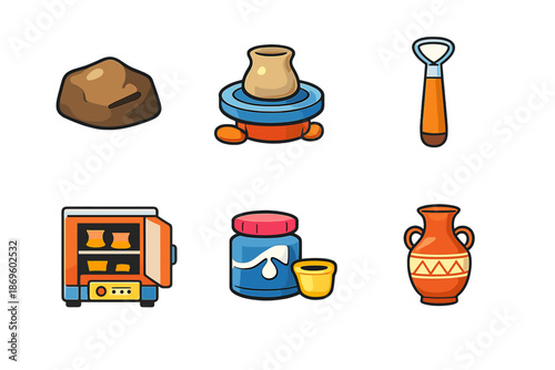 Clay and Pottery Making Tools and Products