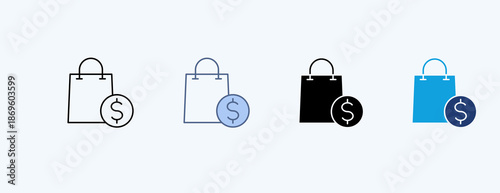 Purchase Multiple Icon Illustration Vector