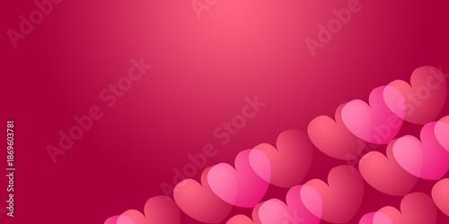 Valentine's Day background illustration, the festival of love