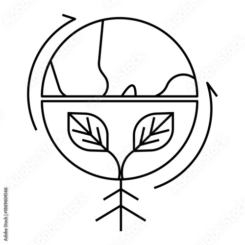 Save Our Planet vector icon