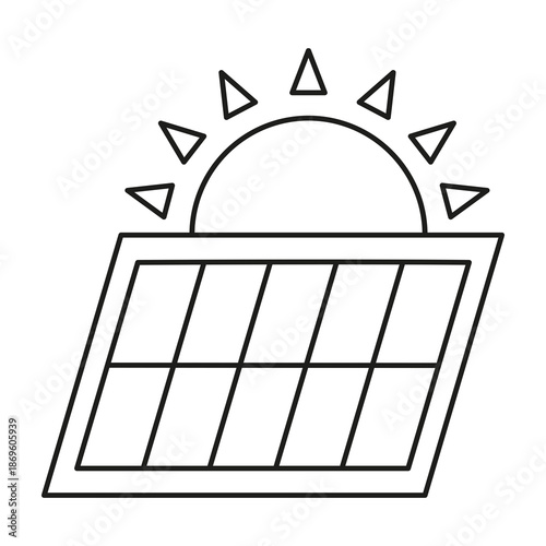 Solar Energy vector icon