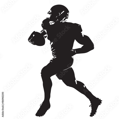 football player silhouette