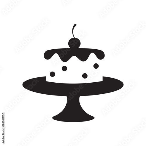 Cake collection flora design vector art.