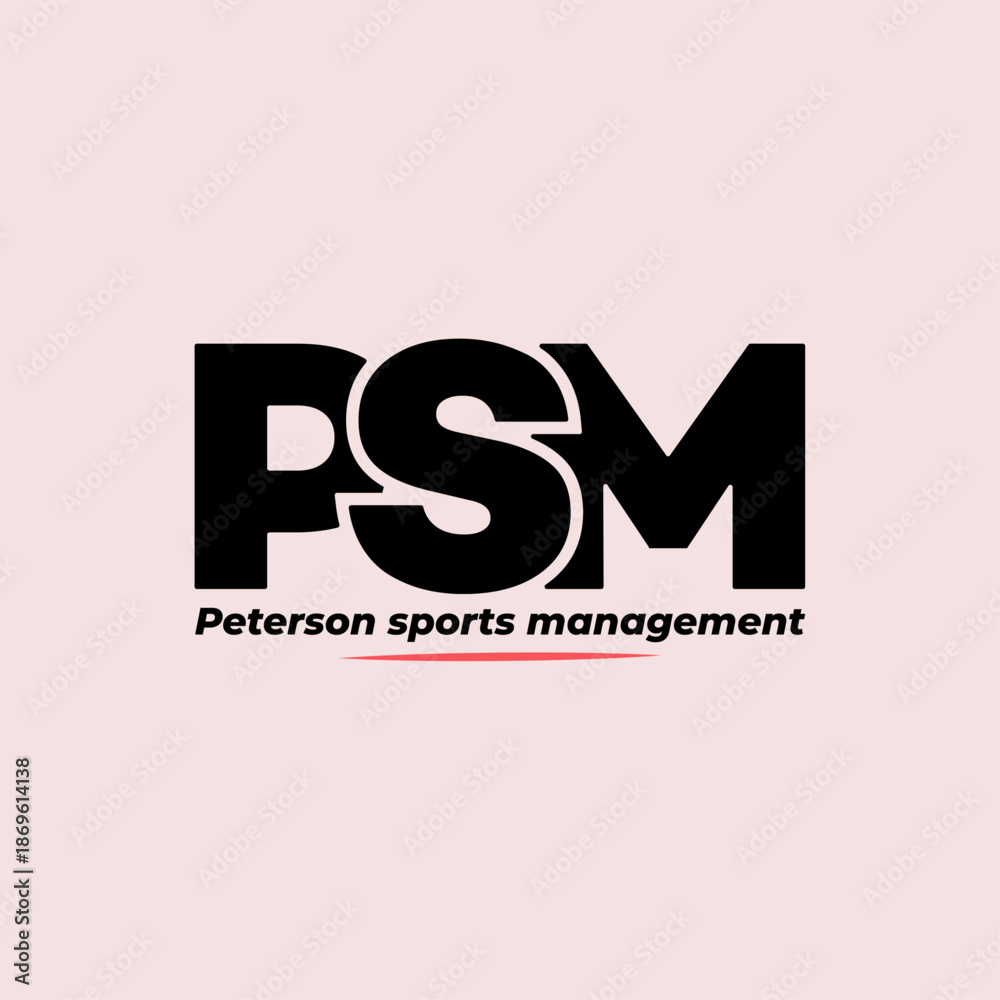 Fototapeta premium Debossed Logo Mockup on Textured Paper Background – Modern Sports Management Branding
