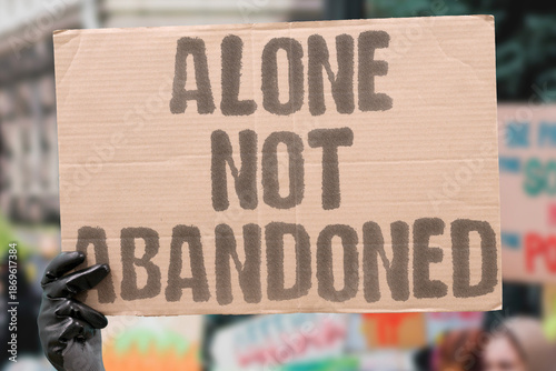 Fotografie "Alone Not Abandoned" Solitude differs from unwanted rejection