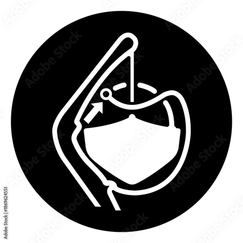 Release Lifeboat Gripes In Launch Sequence Symbol Sign, Vector Illustration, Isolated On White Background Label. EPS10