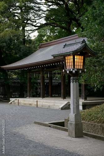 Yoyogi Park and Meiji Jingu Shrine in Tokyo, Japan
