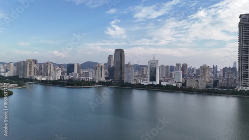 Wallpaper Mural Xiamen Yundang Lake Architectural Complex, Fujian, China Torontodigital.ca