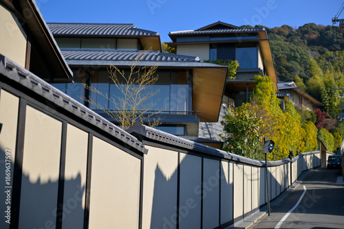 A private sector near Kyoto's old Gion district, Japan