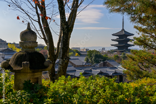 Historic Sannenzaka Street in Kyoto Japan