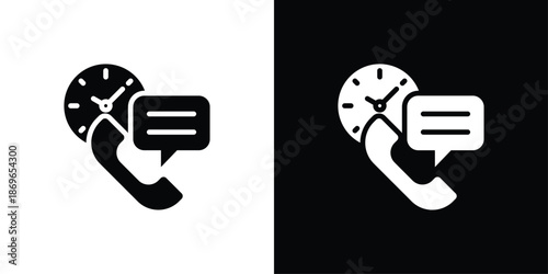 Phone Call Icon Sheet Black And White