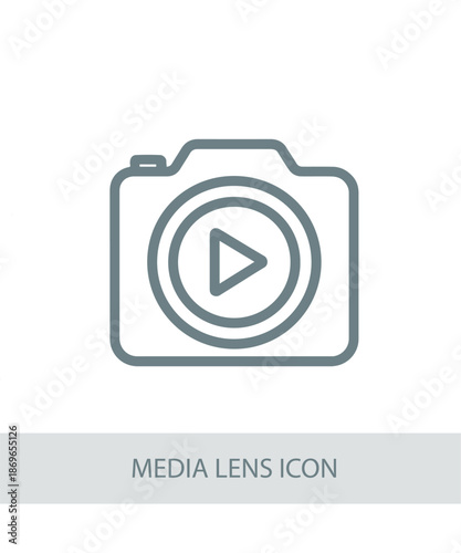 Media lens icon