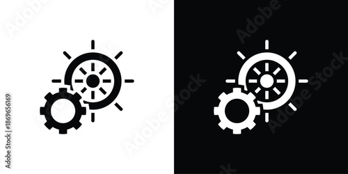 Direction Icon Sheet Black And White