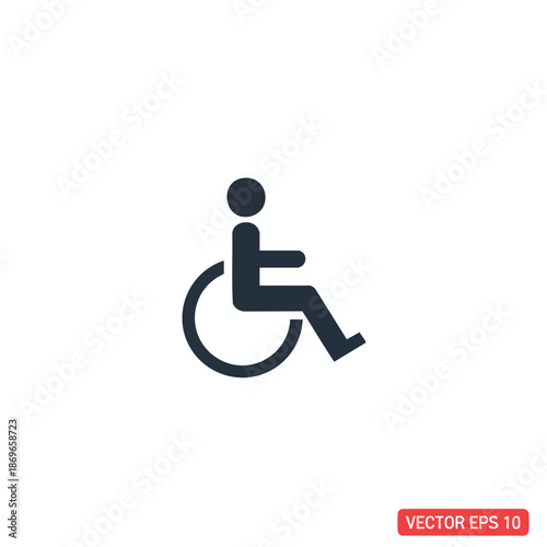 Disabled Person Symbol Icon