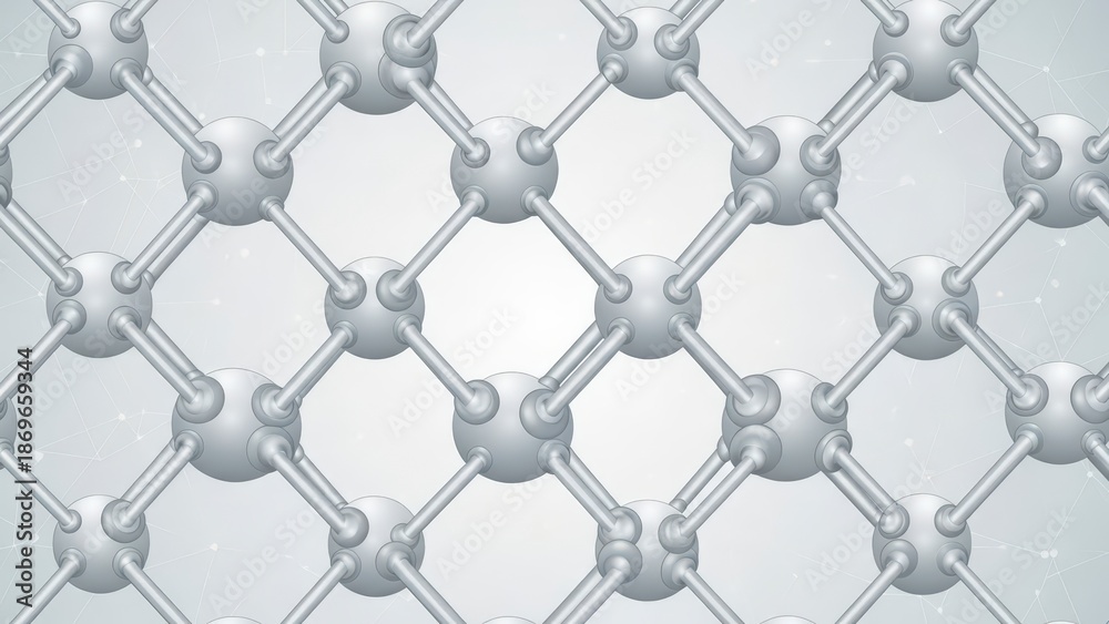 Fototapeta premium Abstract Molecular Structure Network Background.