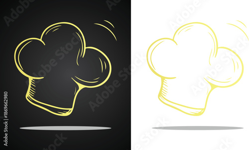 Beautiful and cool golden sponge cake bread vector logo image for various design purposes and so on with transparent, black and white background