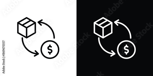 Exchange Icon Sheet Black And White