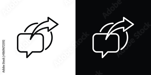 Share Icon Sheet Black And White