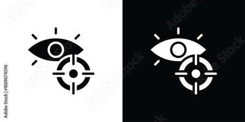 Vision Icon Sheet Black And White