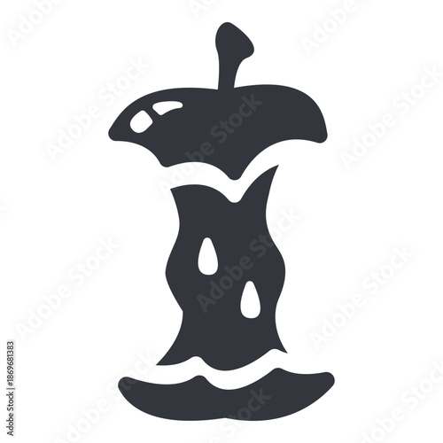 Vector Basic Icon - apple core