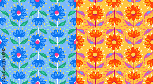 Flower Collection - Daisy Folk - Sunny Bluebell