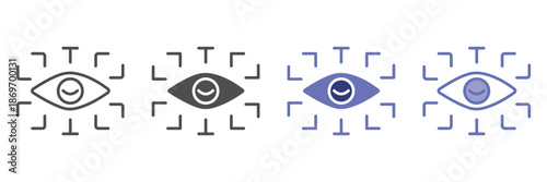 Vision collection of icon styles