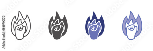 Motivation collection of icon styles