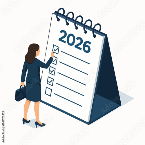 Business people make new wishlist in early 2026