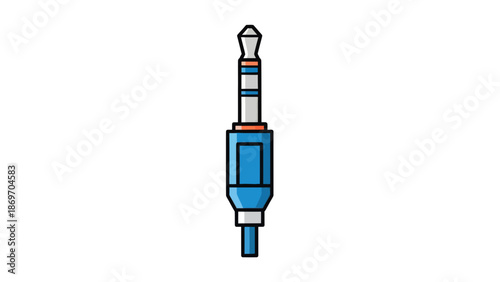 Audio Jack Plug Connector Illustration
