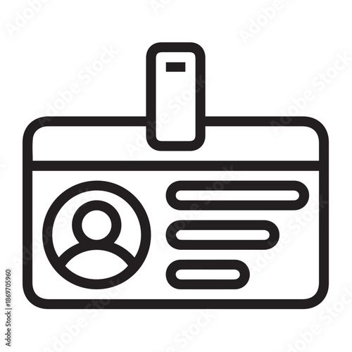 Vector Icons Identification Lineal Style. Pixel Perfect and Editable Stroke.