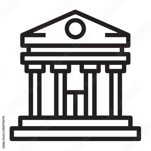 Vector Icons Museum Lineal Style. Pixel Perfect and Editable Stroke.